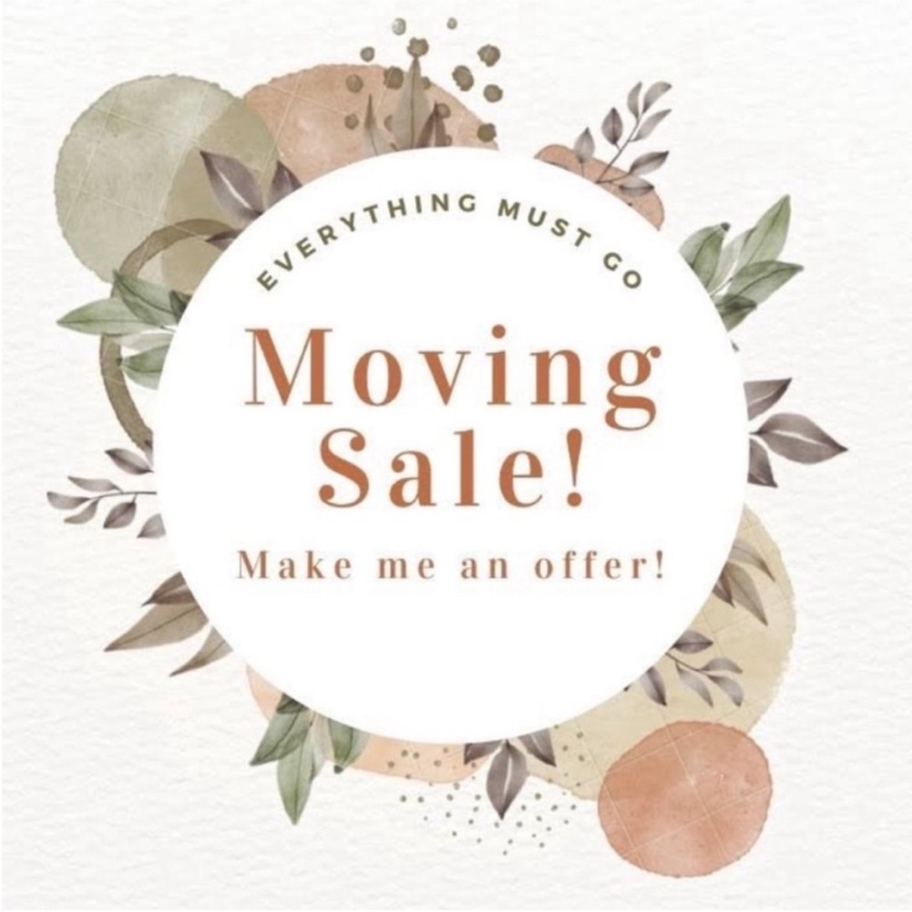 Moving Sale Offer Sign